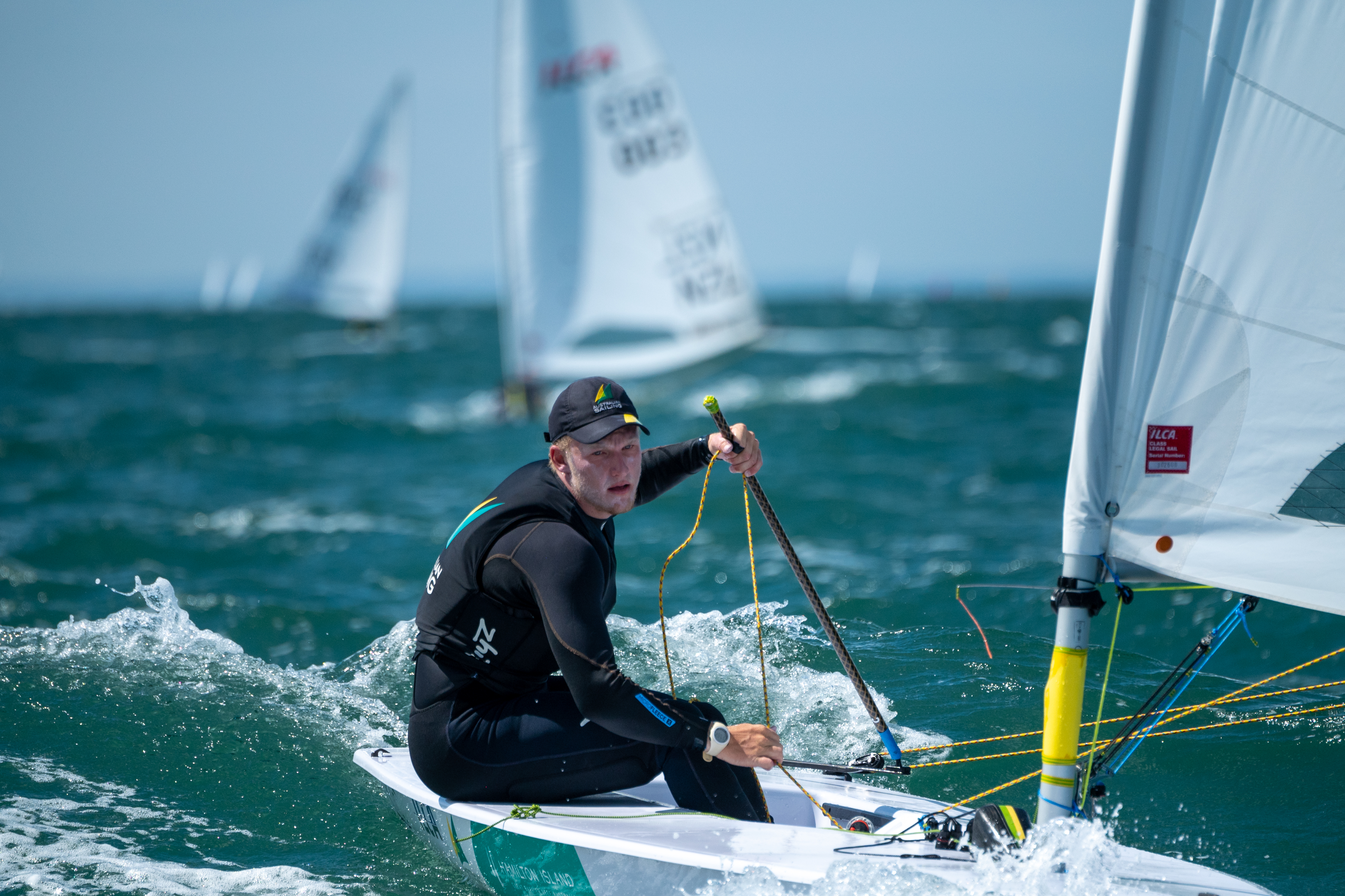 ISA sailors training on Banderas Bay near La Cruz