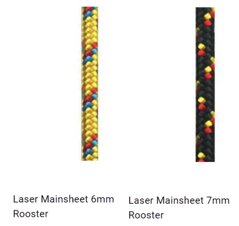 Rooster Mainsheet 6mm and 7mm